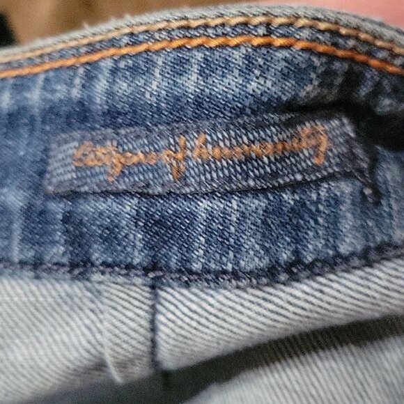 Citizens Of Humanity FAYE #003 Flared Jeans Size 29 Distressed Hem Medium Wash - Picture 9 of 12